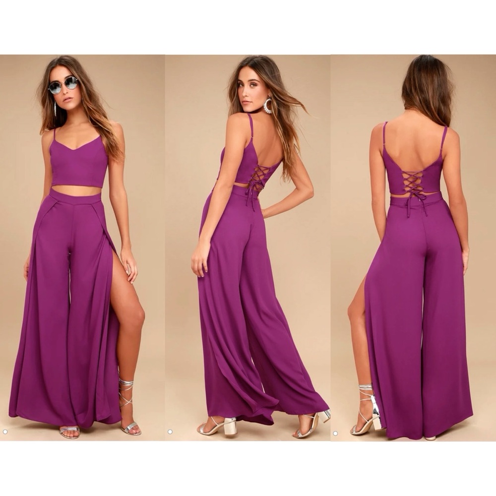 Cute magenta two piece romper. never actually worn out. Condition is like New.